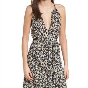 Billabong Aloha Babe Print Midi Wrap Dress